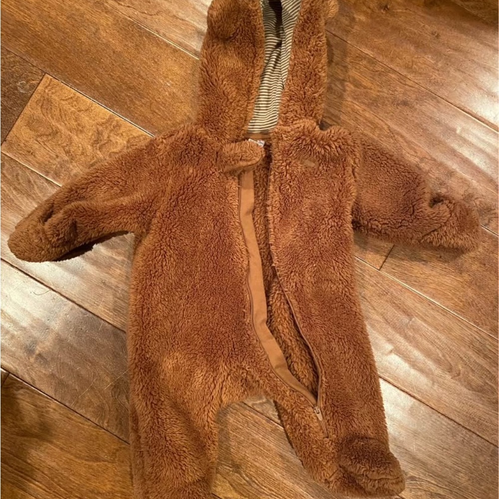 Carter's Warm Brown Fleece Footie
